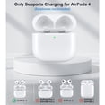 thumbnail image 3 of Replacement Charging Case for AirPods 4th Gen, Compatible with Apple Earbuds, Supports Wireless & Type-C Fast Charging, 3 of 7