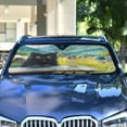thumbnail image 4 of WOBOGO Picnic Black Cat Car Windshield Sunshades Autopilot Lightweight Accordion Sun Visor 57×31.5in, 4 of 8