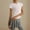 Light Pink, variant on Women's Half Zip Short Sleeve Tight Running Fitness Yoga Top Breathable And Slimming For Summer Women's T-Shirts
