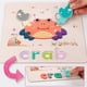 thumbnail image 5 of Juego Educativo De Palabras De Madera Interesante Juego De Cognición Del Alfabeto Rompecabezas Para Niños Pequeños Eigraketly FN002787-00, 5 of 6
