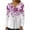 Purple, variant on Patlollav Pntutb Women Summer Tops,Ladies Sexy Fold Print Long Sleeve Button Tops