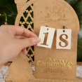 thumbnail image 4 of Calendario de Cuenta regresiva navideño de madera, Calendario de Adviento, decoración de árbol de Navidad hueco, adorno de escritorio 2024, 4 of 4