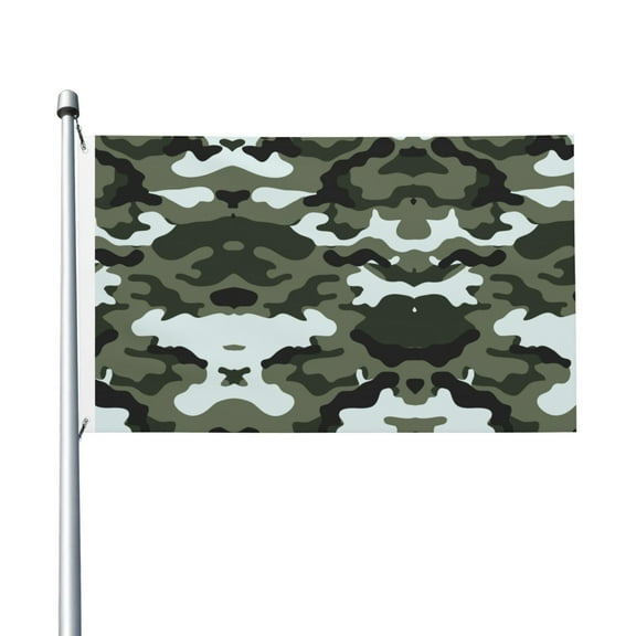 Army Camouflage Print Flag 3x5 Ft Outdoor Garden Flag Double Sided Banner For Yard Lawn Porch Balcony Home Decorations