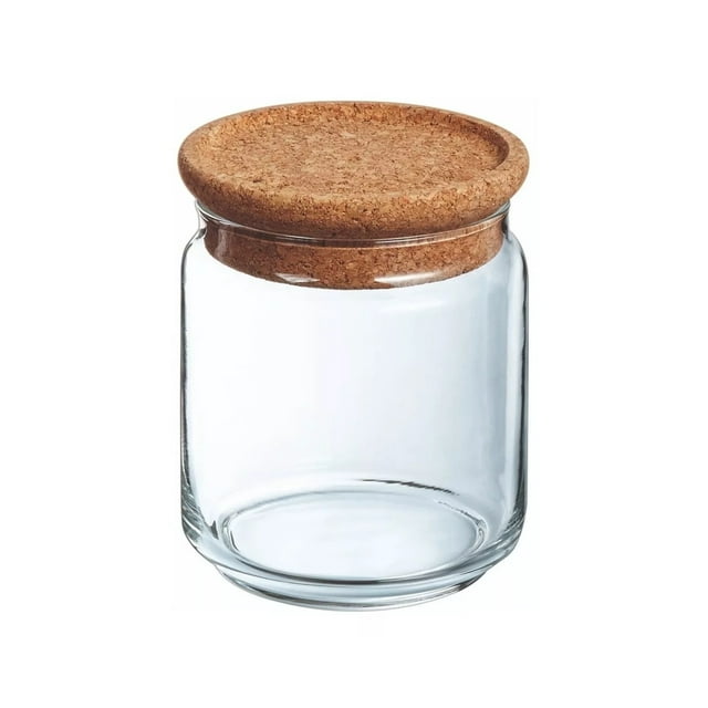 Contenedor de vidrio Luminarc Pure Jar con tapa de corcho 750 ml