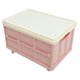 thumbnail image 5 of ADDHAT Caja De Almacenamiento Rosa Con Para Ropa Y Artículos Apilable Y Plegable, 5 of 8