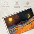 thumbnail image 6 of Elephant Stock Abstract Dusk To Dawn Wall Art - Horizontal Canvas Wall Art - Living Room Wall Decor - Abstract Canvas - Orange And Brown Decor - 36" x 24", 6 of 8
