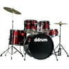 ddrum D2 5-Piece Complete Drumset w/ Cymbals - Blood Red