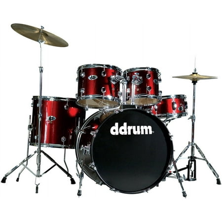 ddrum D2 5-Piece Complete Drumset w/ Cymbals - Blood Red