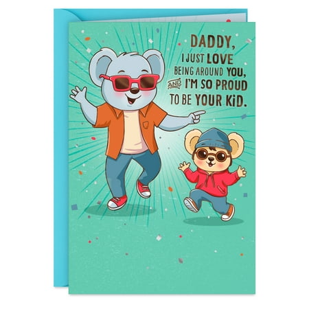Birthday Card for Dad (Proud To Be Your Kid)