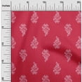 thumbnail image 1 of oneOone Cotton Cambric Fabric Leaves & Floral Block Decor Fabric Printed BTY 56 Inch Wide, 1 of 4