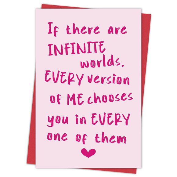 Tarjeta de aniversario Serzhiho Romantic para novio y novia