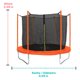 thumbnail image 2 of Trampolín Brincolín 10 Pies 3.05 m Con Red de Seguridad y Estructura de Acero, 2 of 7