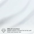 thumbnail image 2 of Bare Home Ensemble de Draps 100 % Coton Biologique - Tissage Satin, 2 of 7