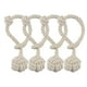 thumbnail image 2 of Cuerda de que hace punto Tiebacks decorativo cortina Holdback cuerda cortina Clip cortina hebil ventana Drapery Tie Backs Clips - 4PCS Beige 4 piezas beige Sunnimix hebillas de cortina amarres, 2 of 8