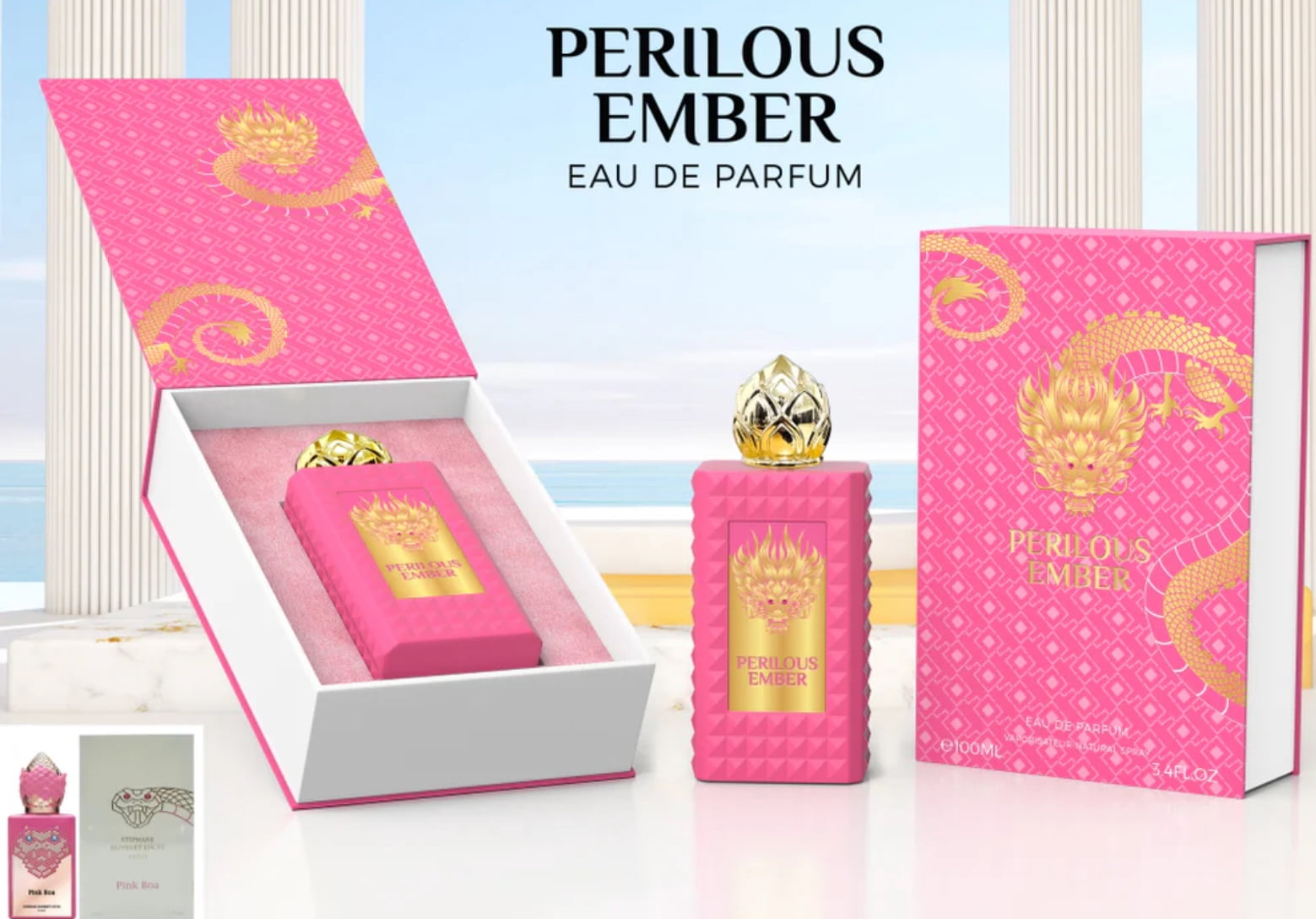 Dragon Collection Vermis Blaze Emper Eau de Parfum 3.oz Made in