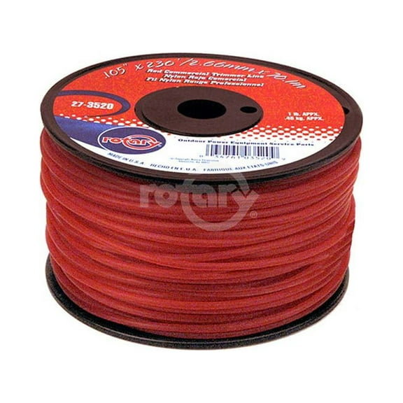 Rotary 3520 1 LB Spool 230' Red Commercial Round Trimmer Line .105"