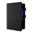 thumbnail image 2 of For Xiaomi Pad 6S Pro 12.4 inch Release 2024 Case, Rhombus Pattern Multiple Viewing Angles Stand Slim Folio Cover (Black), 2 of 6