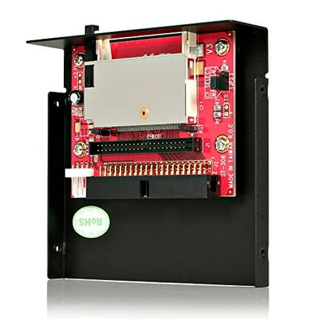 Series 3.5in Desktop Drive StarTech.com 3.5-Inch Drive Bay IDE to Single CF SSD Adapter Card Reader (35BAYCF2IDE) ()