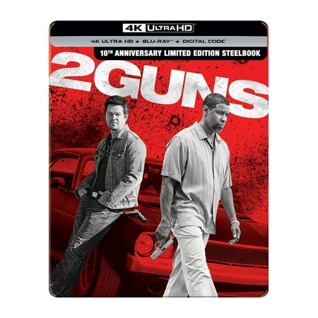 2 Guns (10th Anniversary Limited Edition Steelbook 4K Ultra HD + Blu-ray + Digital) [UHD]