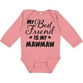thumbnail image 3 of Inktastic My Best Friend is My Mawmaw with Hearts Boys or Girls Long Sleeve Baby Bodysuit, 3 of 5