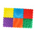 thumbnail image 3 of Lipstore 6Pcs Massage Sensory Puzzle Play Mats Educational Interlocking Mats Puzzle Tiles With Red, 3 of 8
