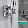 thumbnail image 3 of Tnobhg No Punching Shower Base Self-adhesive Wall-mounted Anti-slip Great Load Bearing Adjustable Angle Handheld Shower Head Holder Bracket, 3 of 7