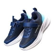 thumbnail image 3 of Wdgfv Breathable Mesh Girls Sneakers Lightweight Running Shoes For Kids Comfortable Athletic Footwear Non Flexible Sole Casual Sports Blue 33, 3 of 8