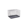 thumbnail image 2 of HomeStock Medieval Moods Flight Bird Cage with Castle-Inspired Design, Spacious Interior, Durable Construction, and Ample Room for Birds to Fly, Play-Color:Black, 2 of 5