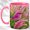 Pink, variant on Pink Meadow Bird Coffee Mug, Grassland Bird Mug, Ceramic 11 oz