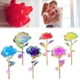 thumbnail image 1 of Rosa Simulada Iluminada 2 rosas artificiales luminosas de colores con luces para San Valentín, decoración del hogar (azul) Rkxzt, 1 of 8