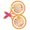thumbnail image 1 of HOOWIFFY 1Set Orange Soft PVC Handle Racket for Multi Sport Outdoor Tennis Badminton Beach Use, 1 of 8