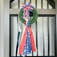 thumbnail image 6 of InsCrazy Memorial Day Decorations Wreath Wreath Home Red White and Blue Home Decor Front Door Door Hanging Wall Hanging Holiday Decorations, 6 of 8