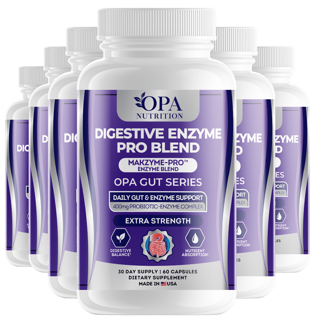 OPA Enzymes Prebiotic Probiotics For Men And Women - 60 Ct