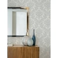 thumbnail image 4 of Advantage Galois Light Grey Damask Wallpaper, 4 of 4