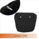 thumbnail image 3 of 2X Lona SóLida Impermeable Inserto Forro Interior Inserto Bolsillo con Cremallera para Obag o Bag Bolso de Mano Negro Mini, 3 of 8