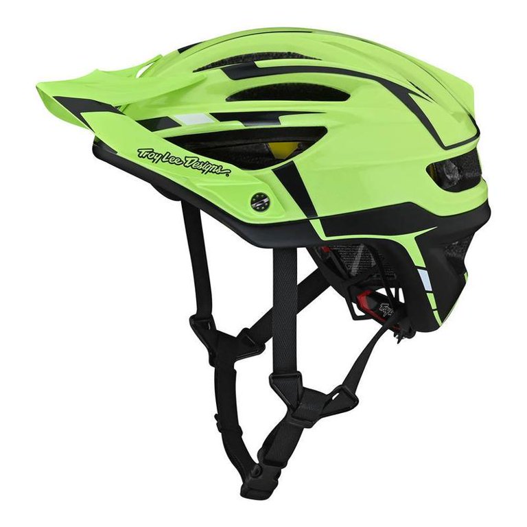 Troy Lee Designs A2 MIPS Silver Green Gray Helmet size Troy Lee Designs A2 MIPS Silver Green Gray Helmet size
