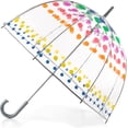 thumbnail image 1 of XUCP-Totes Parapluie Bulle Transparent, à Pois, 1 of 4