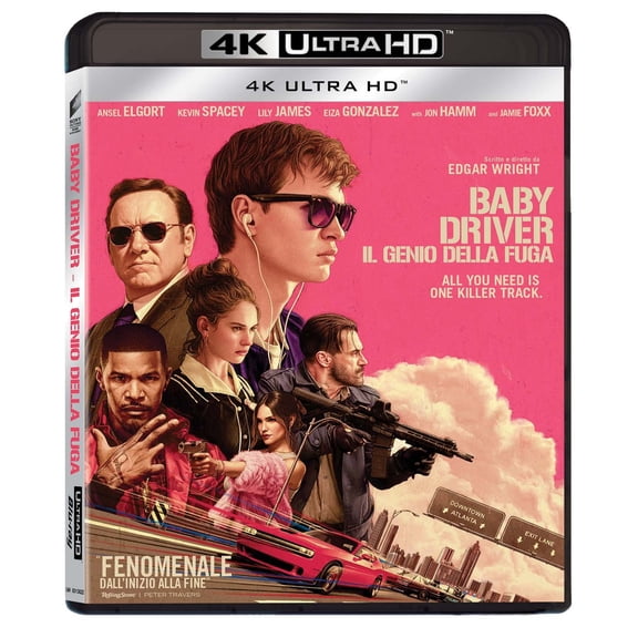 Baby Driver - Il Genio della Fuga (Blu-Ray 4K Ultra-HD Blu-Ray) (4K Ultra HD) Ansel Elgort