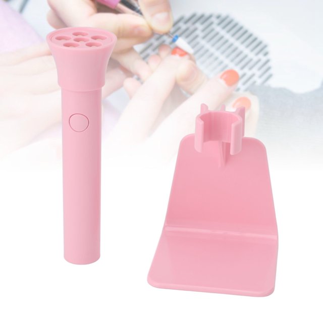 Mini UV LED Nail Light, Portable Handheld Nail Lamp with 6pcs Light Beads, Fast Curing for Nail Polish and Gel, USB Rechargeable Nail Dryer