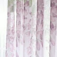 thumbnail image 4 of 1X One Curtain Leaves Sheer Curtain Tulle Window Treatment Voile Drape Valance 1 Panel Fabric Curtain, 4 of 6