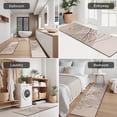 thumbnail image 5 of Brown Boho Line Art Plant Pattern Kitchen Rugs Sets Of 3,Kitchen Runner Rugs Non Skid Washable,Decorative Kitchen Floor Mats for Kitchen,Sink,Laundry,17"x30"+ 17"x47" + 17"x59", 5 of 6