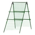 thumbnail image 2 of Cucumber Trellis Set, Garden Trellis for Climbing Plants Outdoor, Detachable Cucumber Trellis for Raised Bed, Garden Trellis Plant Grow Support for Climbing Vines, Climbing Plants A-Frame 47*15 Inch, 2 of 6