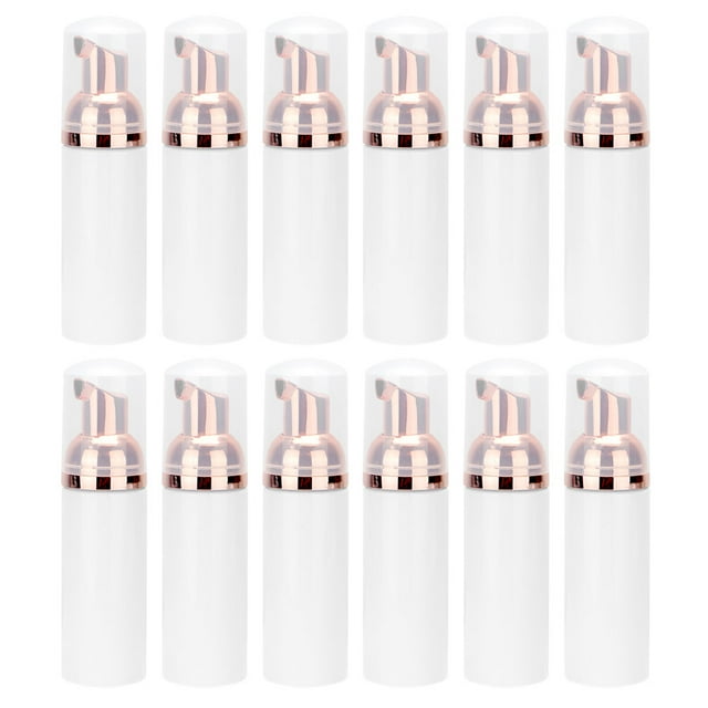 unbranded 12Ud Frascos Transparentes Reutilizables Para Shampoo Acondicionador Y Loción Viaje
