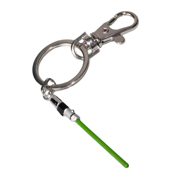 Llavero Star Wars Yoda Lightsaber de acero inoxidable