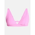 thumbnail image 5 of Time and Tru Women's and Women's Plus Ribbed Tall Triangle Bikini Top, Sizes XS-3X, 5 of 5