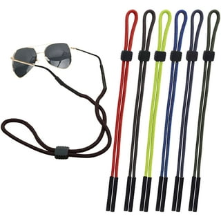 Eye Glasses String Holder Straps - Sports Sunglasses Strap for Men Women - Eyeglass Holders Around Neck - Glasses Retainer Cord Chains Lanyards Black(