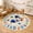Blue, variant on Washable Alphabet ABC Round Rug 3.14ft, Kids Astronaut Space Circle Carpet, Soft Non-Slip Educational Area Rug for Classroom, Playroom & Kids Room Decor, Blue