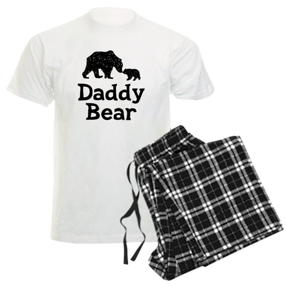 CafePress - Daddy Bear Men's Light Pajamas - Men's Light Loose Fit Cotton Pajama Set