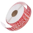 thumbnail image 1 of LOVEVER 1 Roll Adhesive Fragile Labels Fragile Stickers Roll Adhesive Warning Labels Fragile Stickers Warning Stickers for Shipping Fragile Handle with Care, 1 of 8