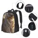 thumbnail image 2 of Balery Golden White Tiger Mochila para hombre y mujer - Tela Oxford 600D resistente - Gran capacidad, resistente al agua, ideal para la escuela, viajes y senderismo, 2 of 6